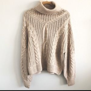 H&M chunky cowl neck sweater